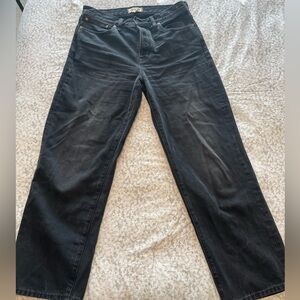 Madewell Low Slung Straight - Black
